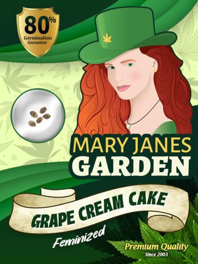 Grape Cream Cake